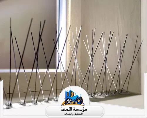 شركة مكافحة الحمام بالرياض 0502971730 شركة اللمعة حلول سهلة التركيب وفعالة لطرد الطيور من الأماكن الخارجية.